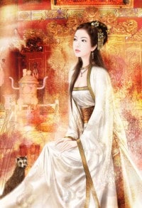 她不配